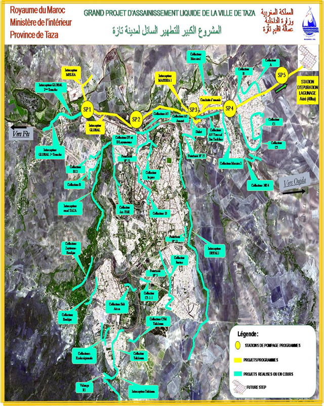 le grand projet d’assainissement liquide de la ville de TAZA